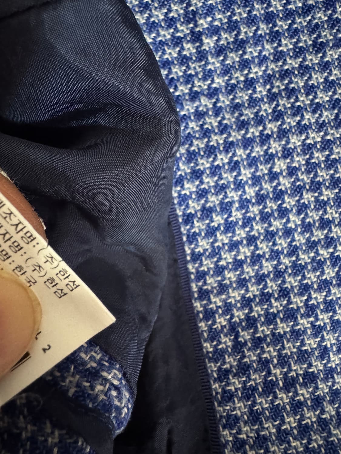 여성 한섬 타임 1993 하운드투스 이태리 원단 린넨 자켓 55 상품이미지6