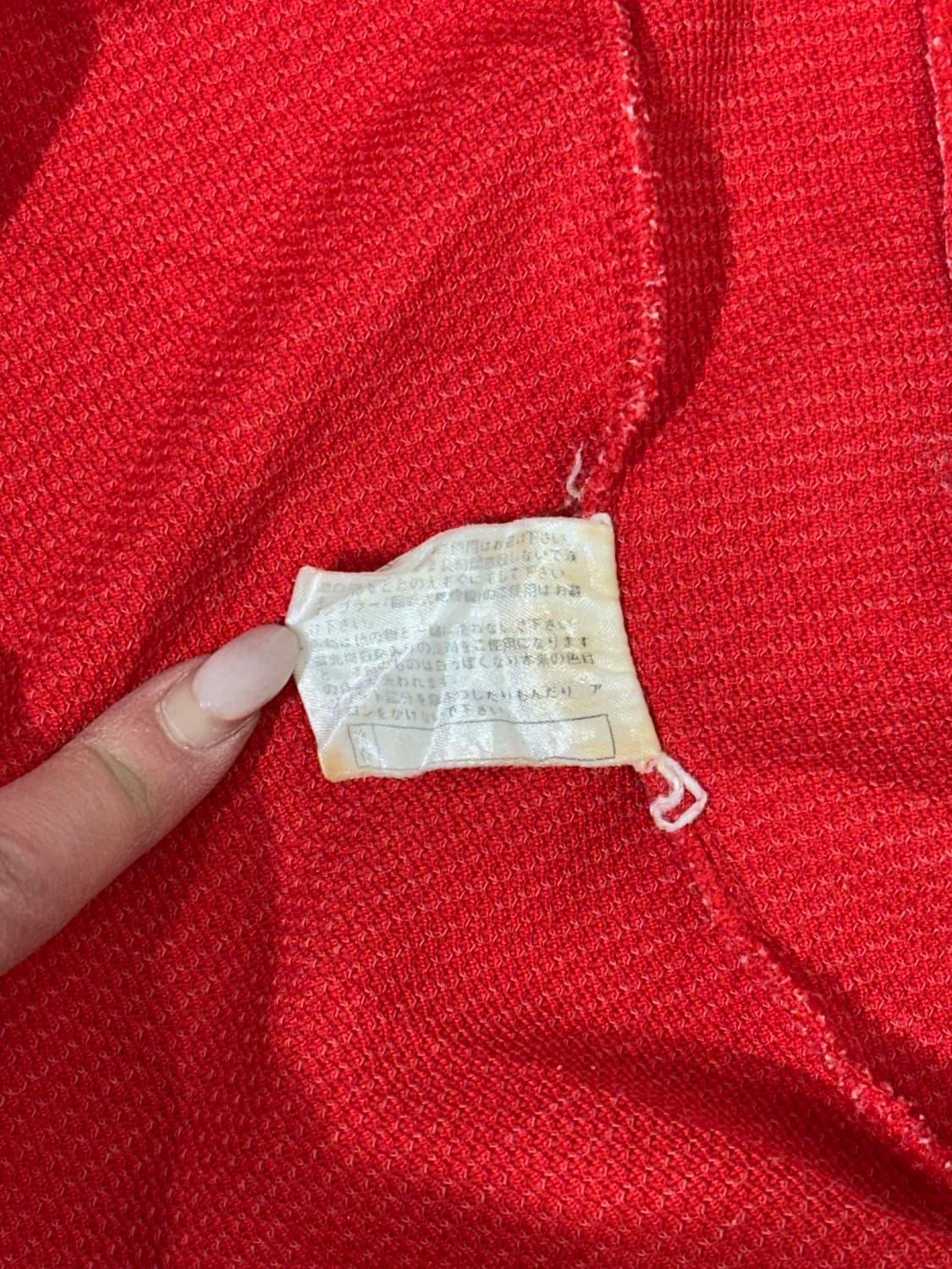 미즈노 레드 로고 트랙탑 져지 상품이미지8