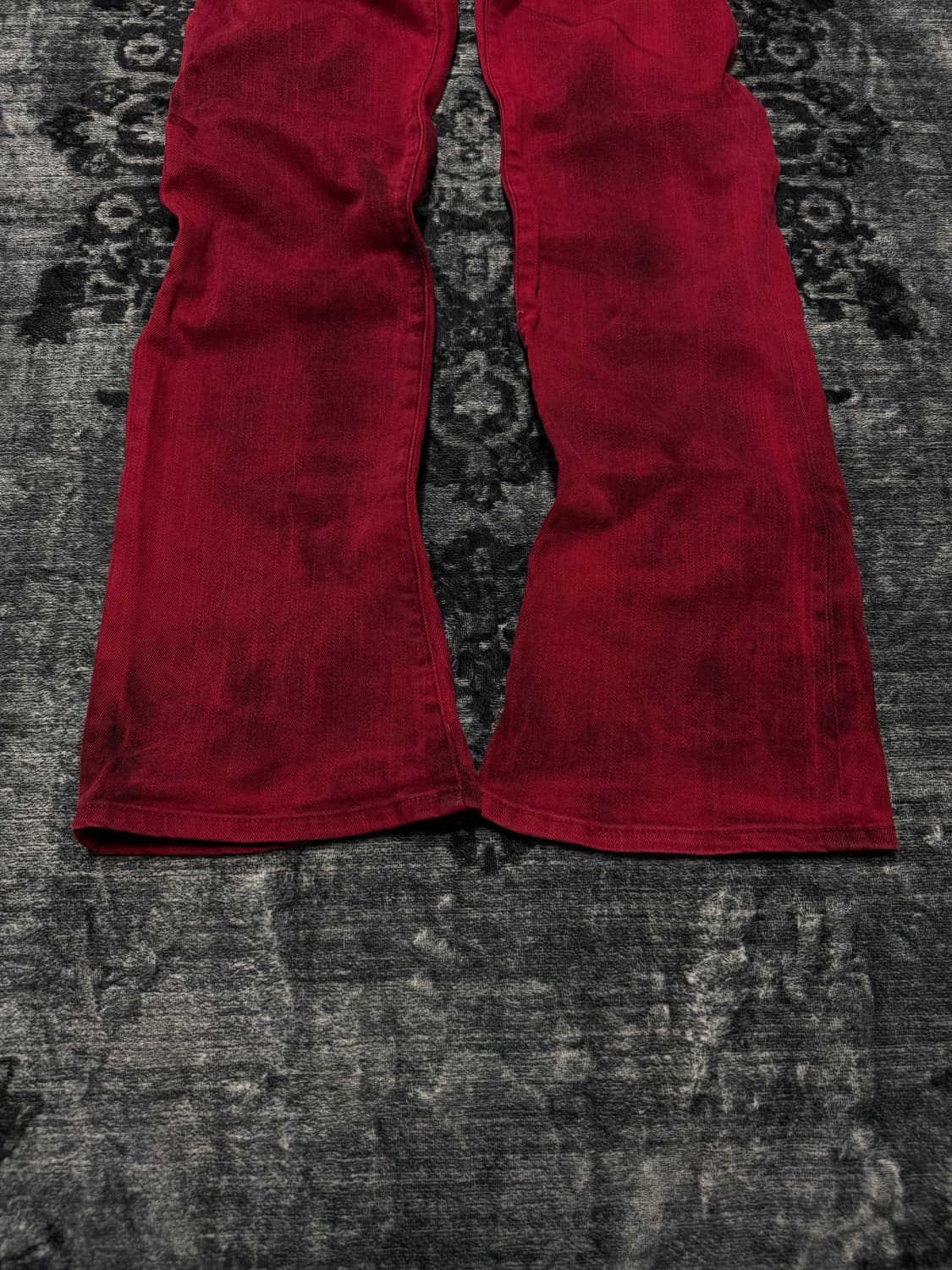 Buffalo bobs 00s red washing boots cut d 상품이미지5