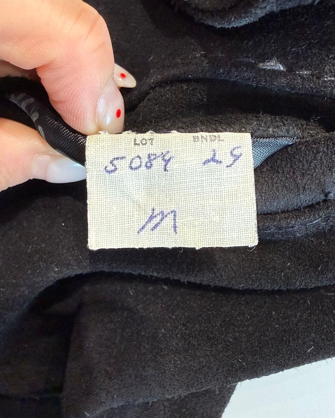 쇼트 블랙 스웨이드 퍼펙토 레더 베스트 상품이미지8