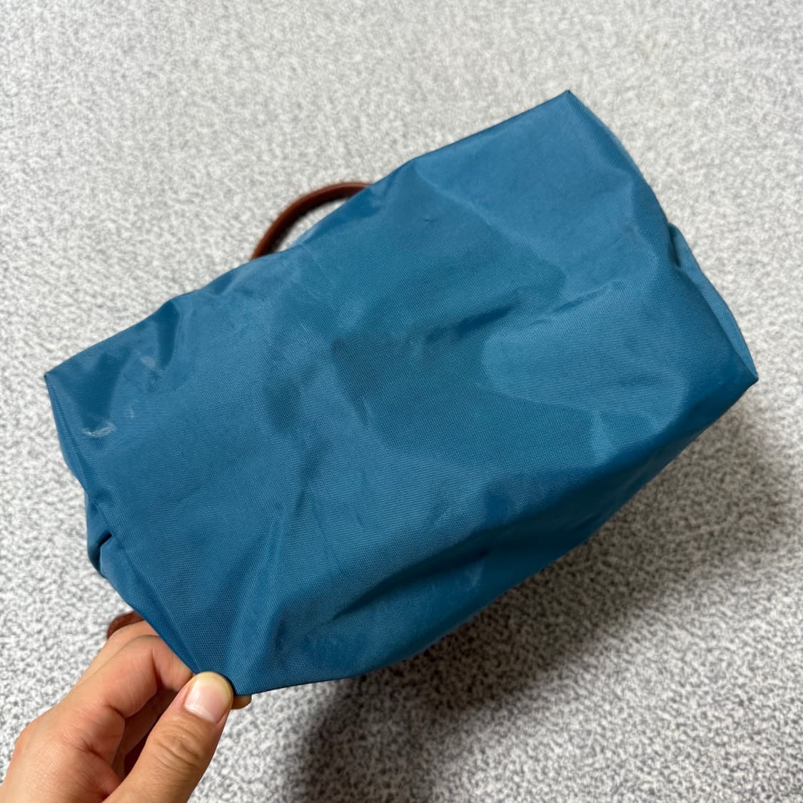 롱샴 르 플리아쥬 오리지널 토트백 코발트 블루 상품이미지8