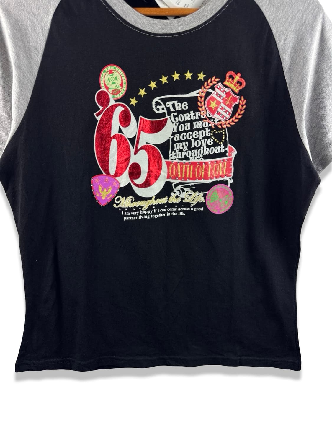 JPN Y2K 키치 나그랑 티셔츠2890 상품이미지4