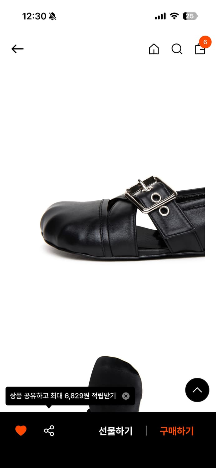 쓰리투에이티 버클 플랫 슈즈 상품이미지3