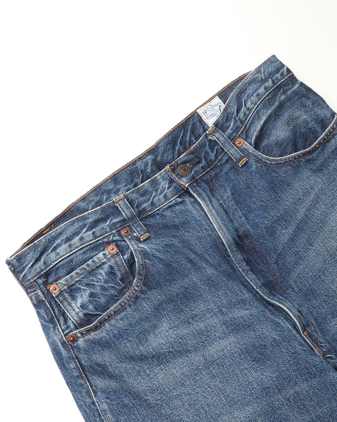 orSlow × BEAMS BOY Wide Fit Denim Pants 상품이미지5