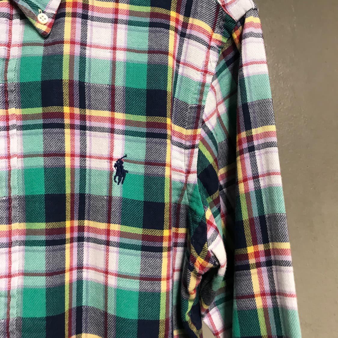 폴로 랄프로렌 체크 셔츠 M 상품이미지4