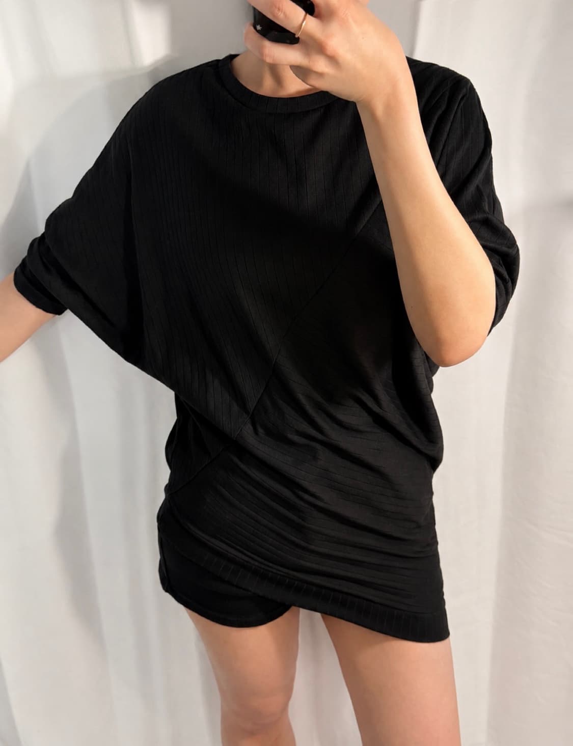 Draped Asymmetrical Tunic 상품이미지2