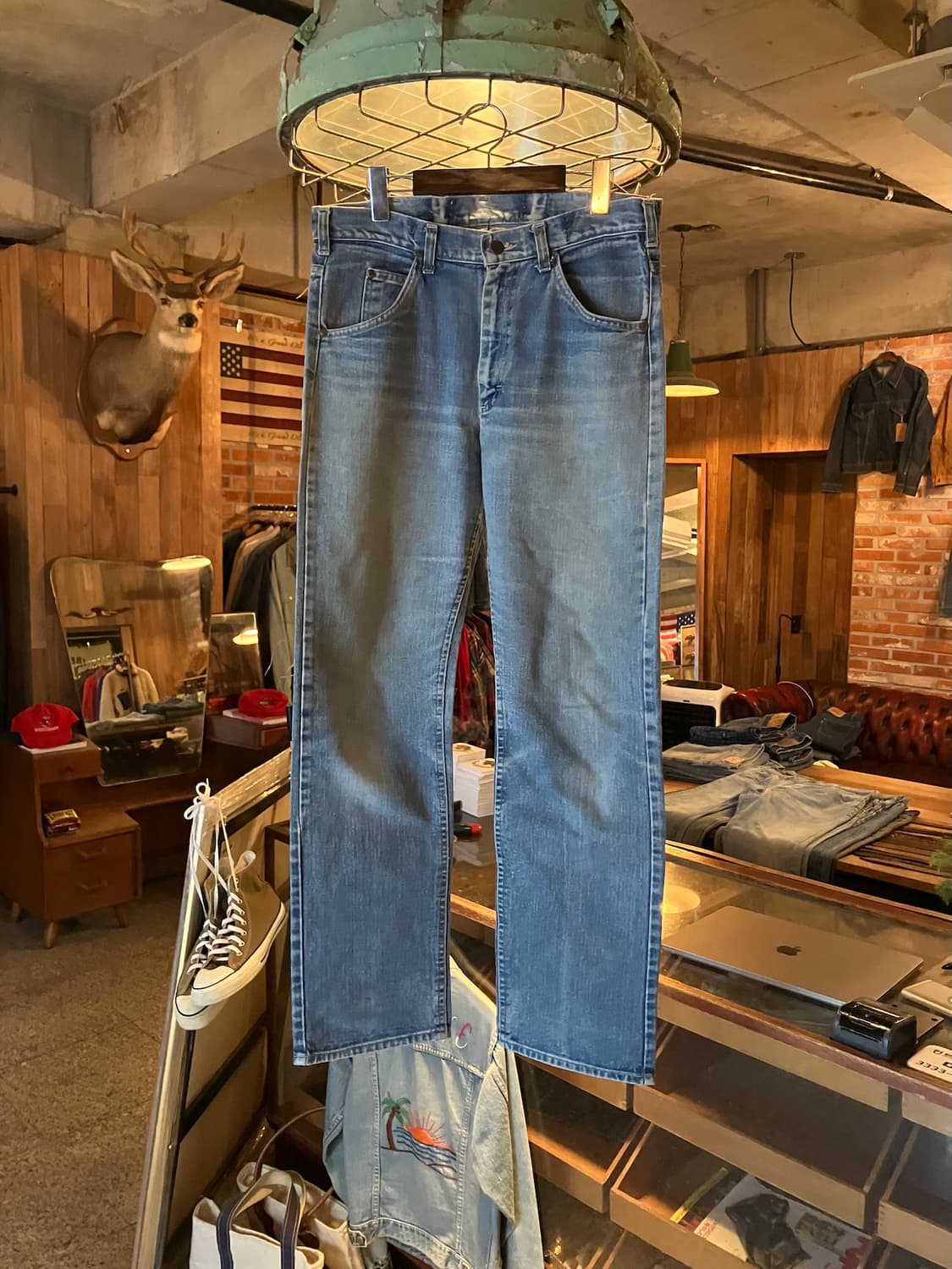 80s USA 빈티지 LEE 리 라이더스 200 데님 팬츠 상품이미지1
