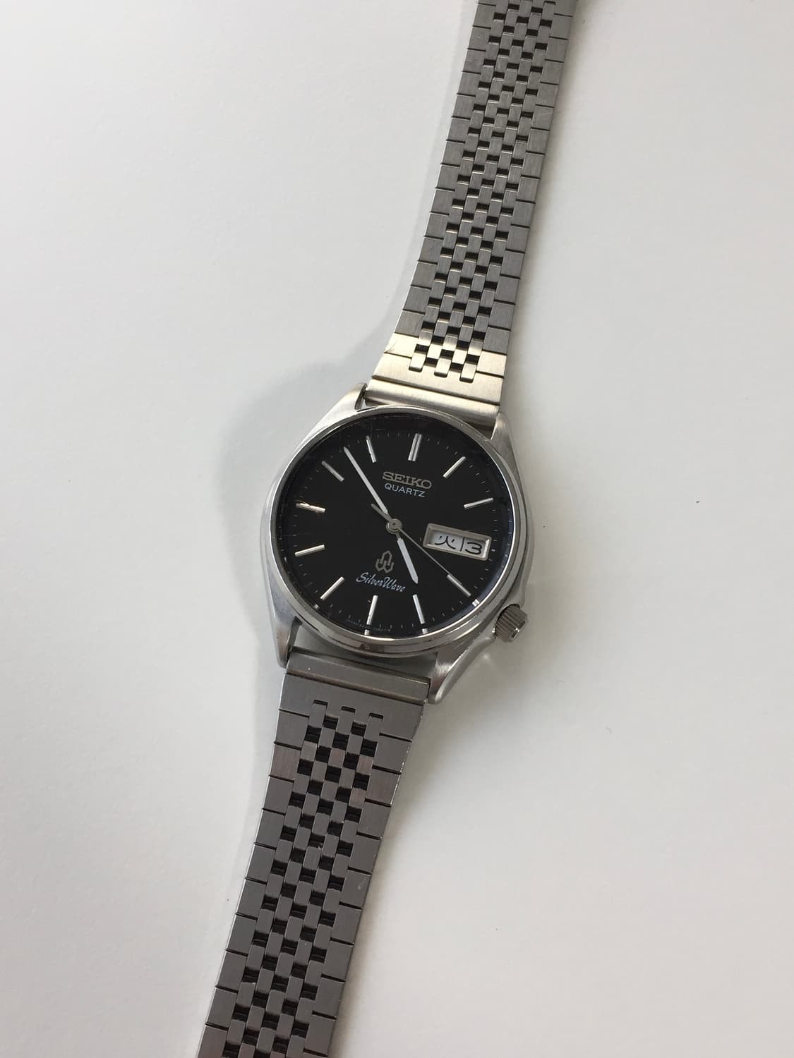 80s seiko silver wave black dial (ver.2) 상품이미지10
