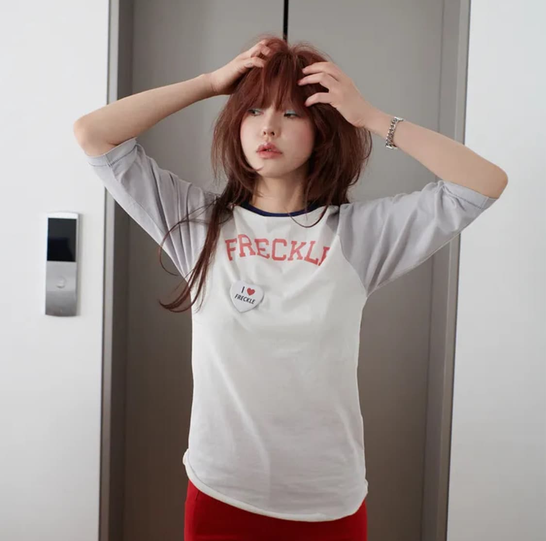 프레클 freckle printed raglan tee 상품이미지1