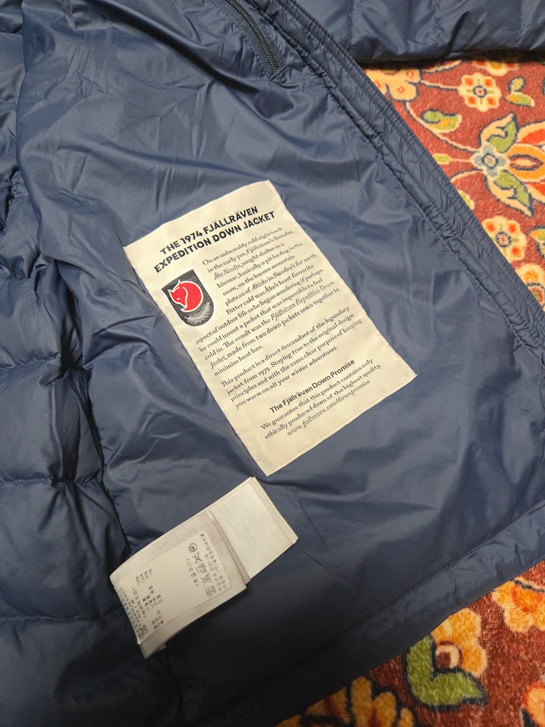 피엘라벤 익스페디션 팩 다운 후디 네이비 (M) 상품이미지5