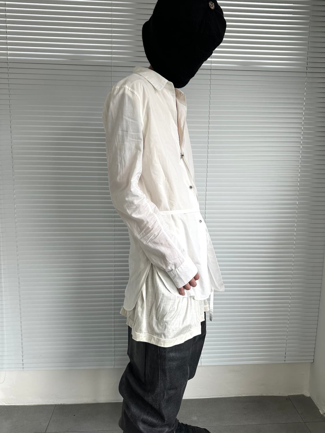 어태치먼트 셔링 셔츠 자켓 상품이미지4