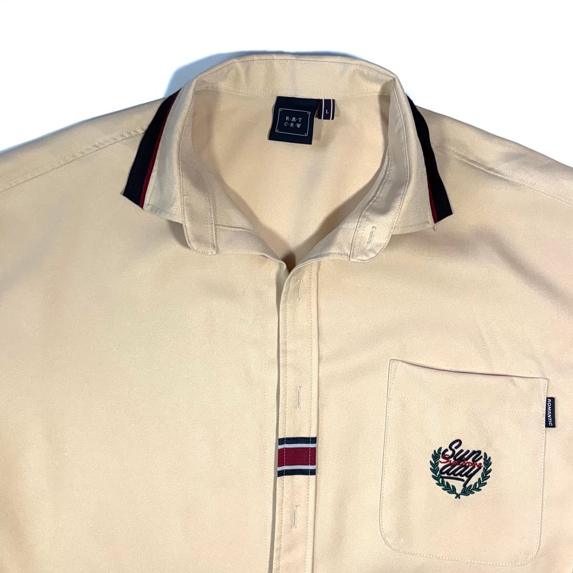 로맨틱 크라운 베이지 셔츠 L 상품이미지3