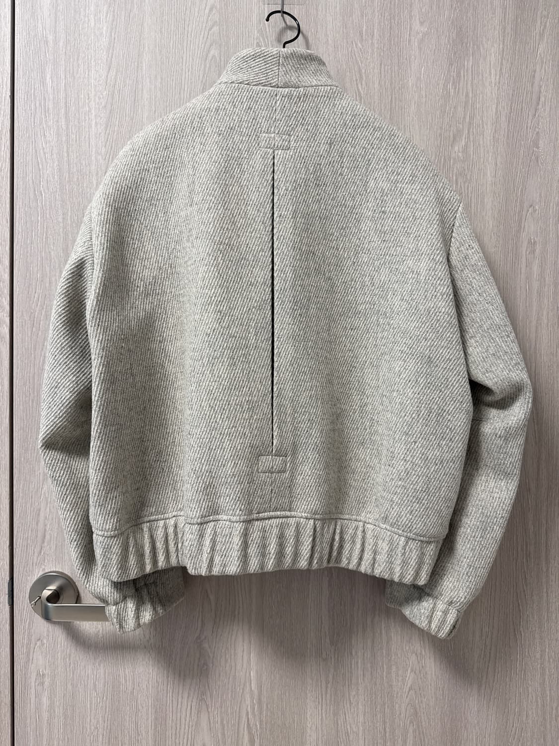 [M]쿠어 헤링본 울 블루종 자켓 상품이미지2