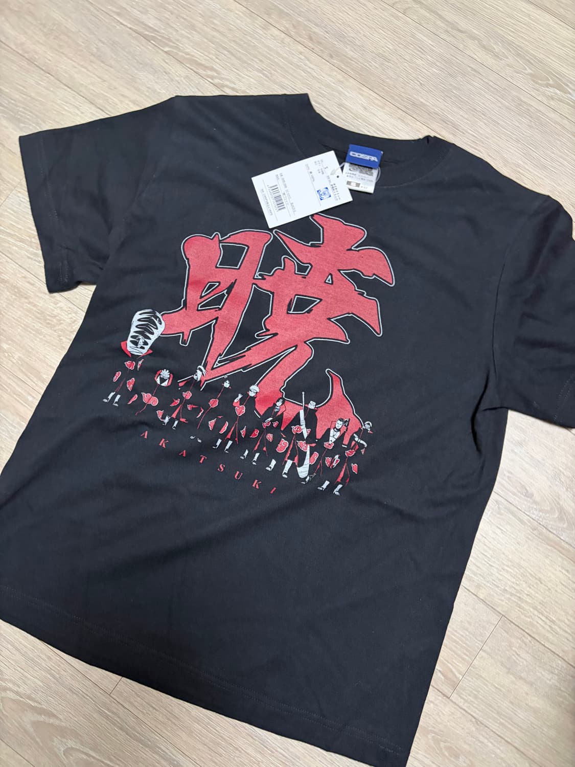 나루토 오피셜 아카츠키 티셔츠 s 새상품 상품이미지3