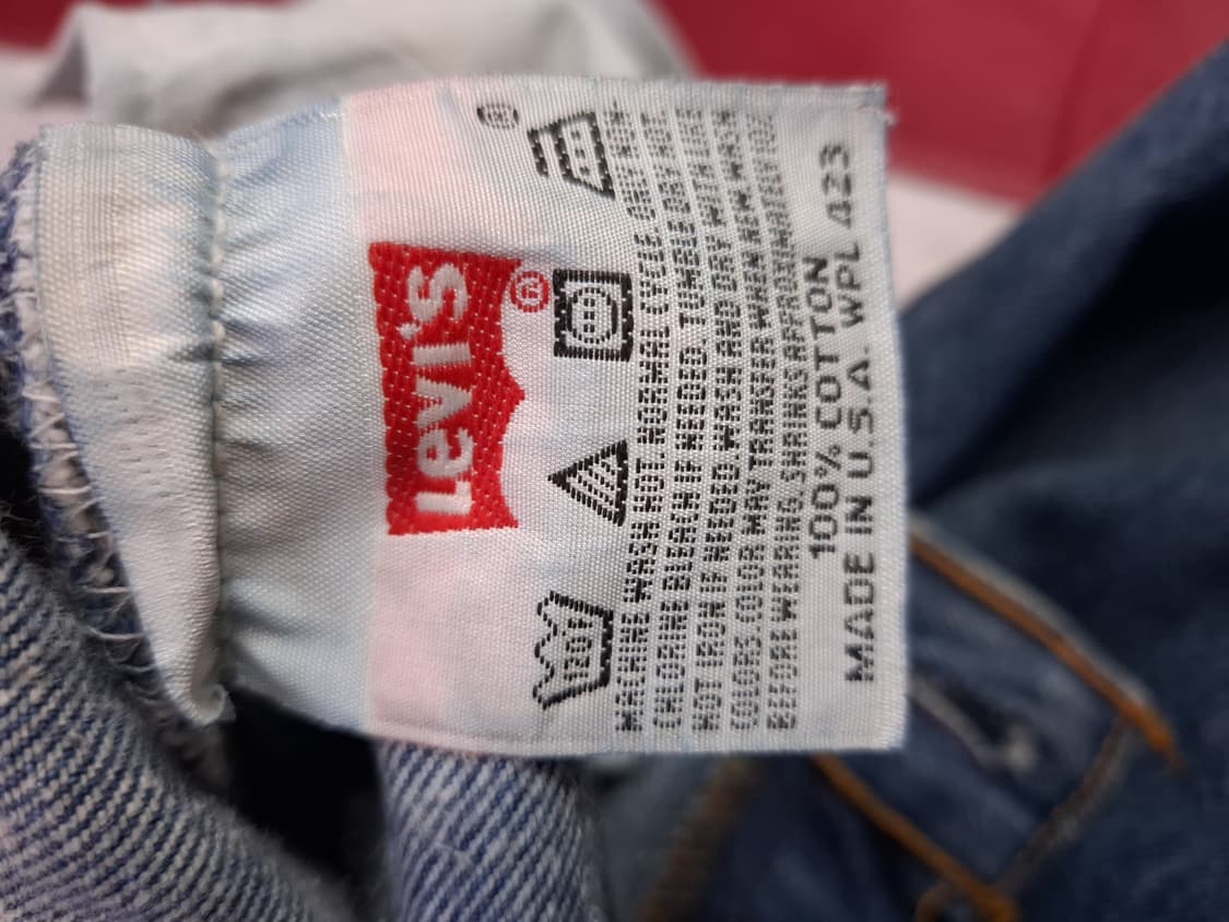 오리지날 미국제조 90's 리바이스 501XX 데님진 상품이미지6