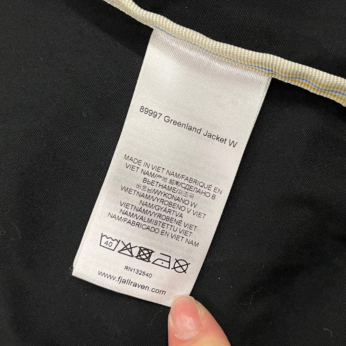 [정품/xxs] 피엘라벤 그린란드 자켓 b8 상품이미지8