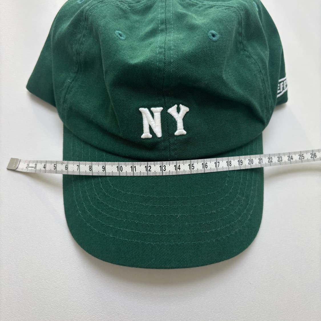 NY 로고 베이스 볼캡 그린 상품이미지8