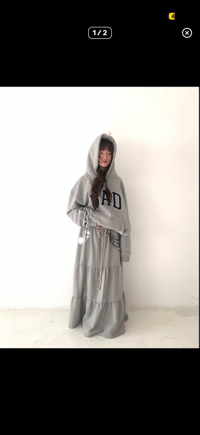 샵페어리 맥시 져지 스커트 상품이미지1