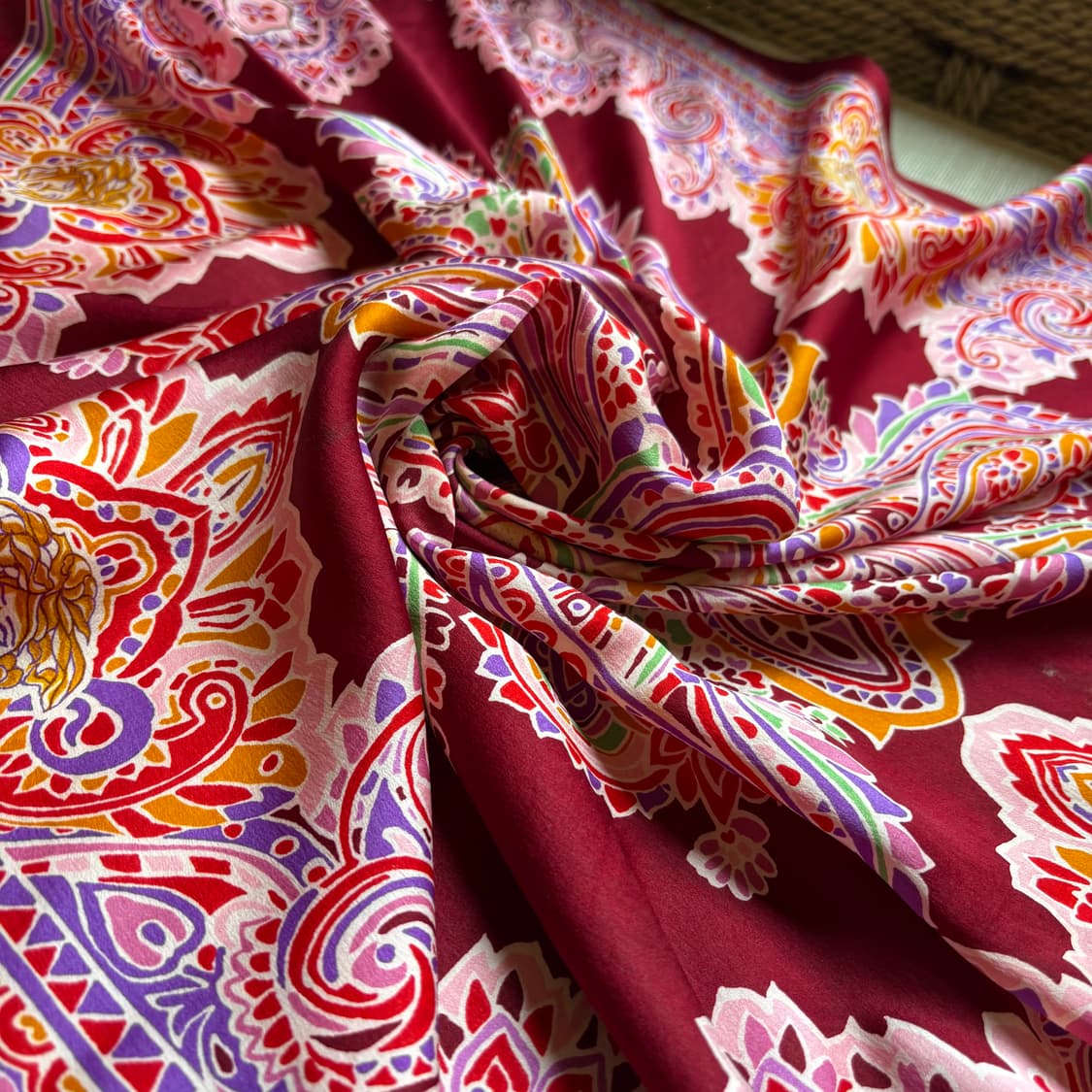 베르사체(Versace) 실크 정사각 스카프 상품이미지8