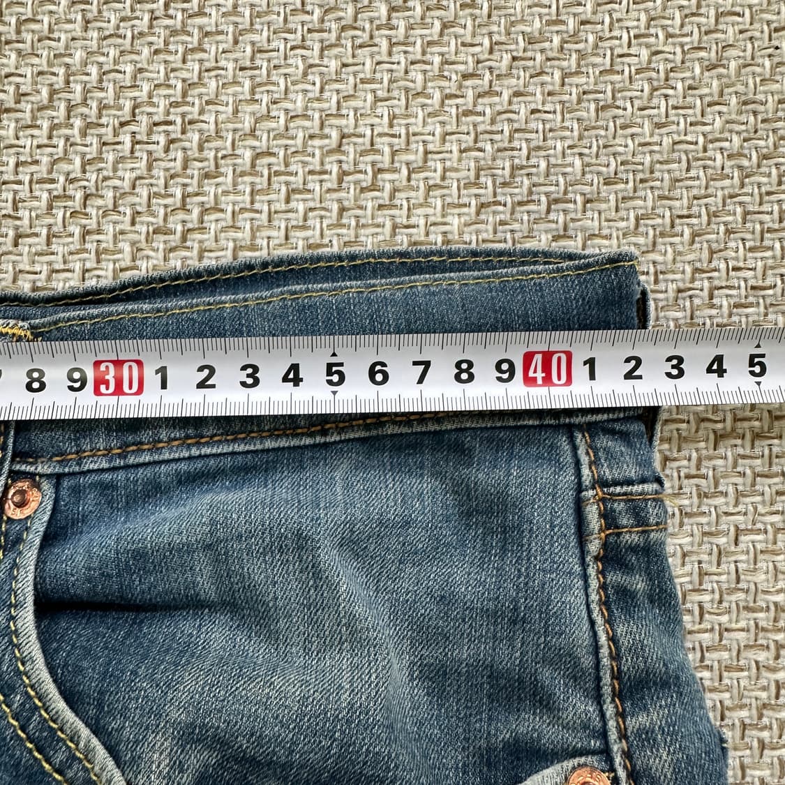 W32L34 504 리바이스 데님 청바지 0408D 상품이미지6