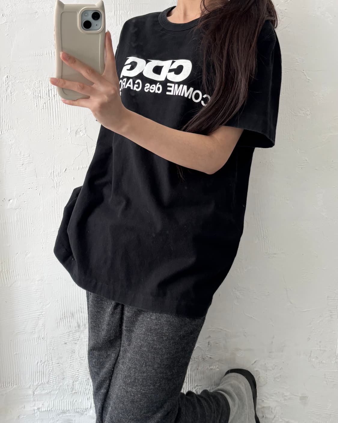 COMMEdesGARCONS 꼼데가르송 CDG로고 코튼 티셔츠 상품이미지2