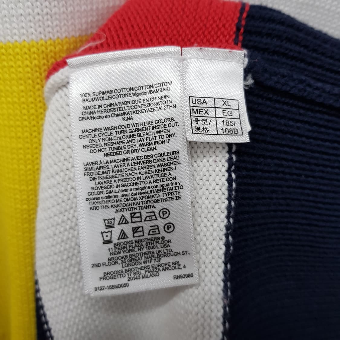 브룩스브라더스 라운드 니트 XL사이즈 상품이미지4