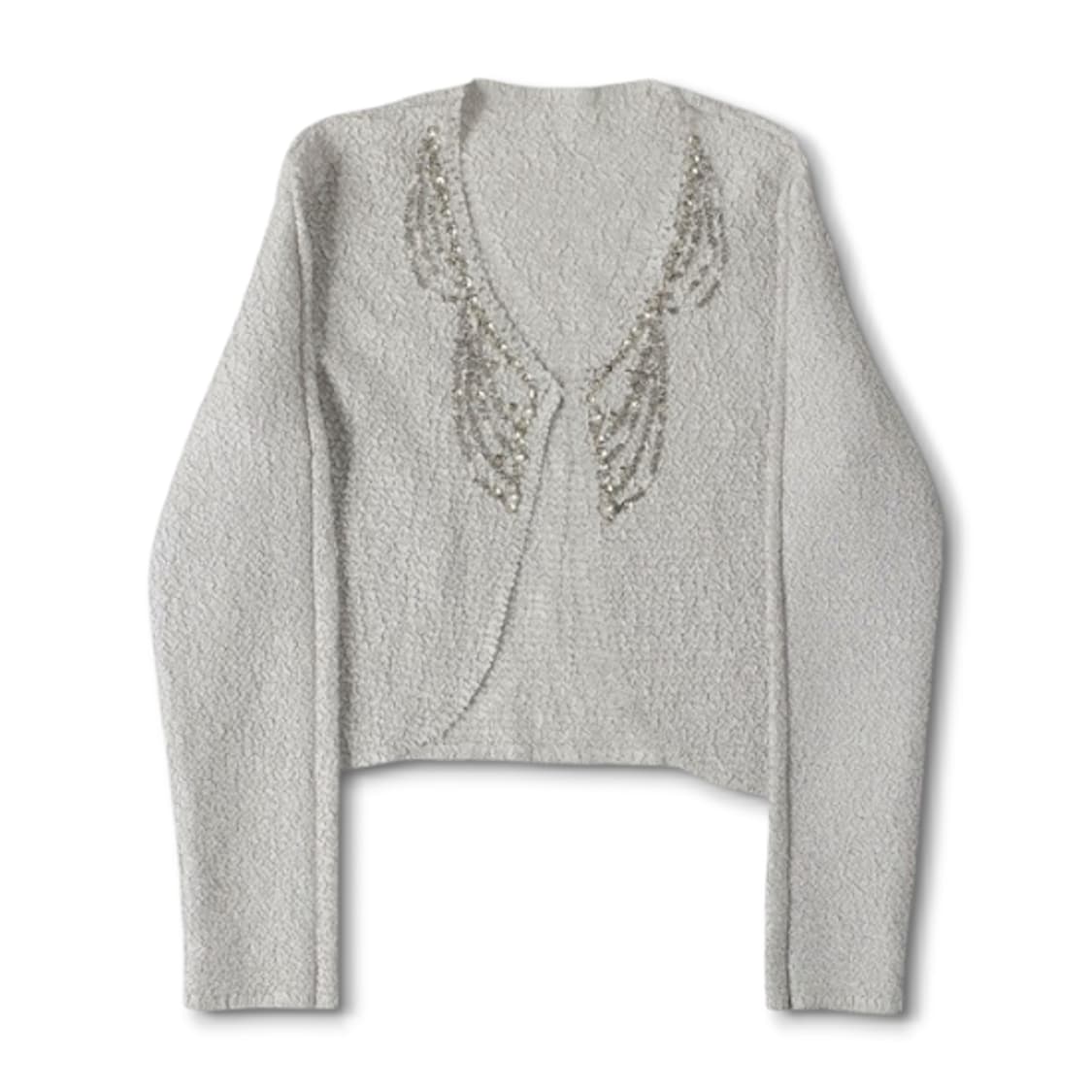 SPECCHIO 스피치오 플리츠 시퀸 볼레로 상품이미지1