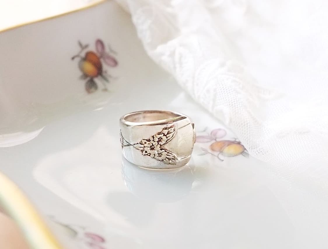 50년대 과거 약혼반지 빈티지스푼으로 만든 빈티지 스푼 상품이미지1