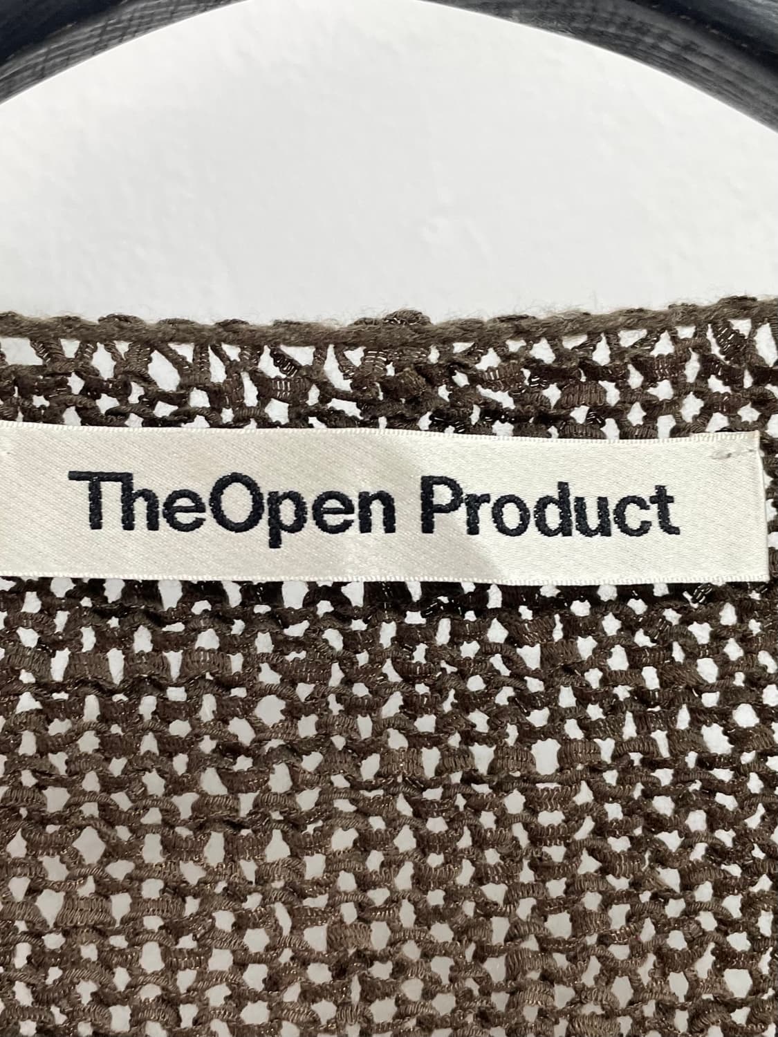 더오픈 프로덕트 아가일 컷아웃 니트(on.421) 상품이미지6