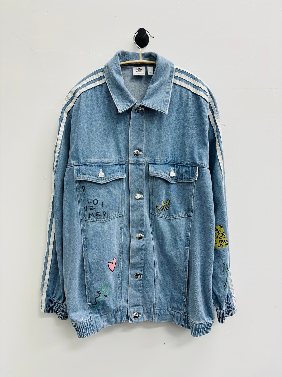 아디다스 x 피오루치 20SS 패턴 데님 자켓 상품이미지1