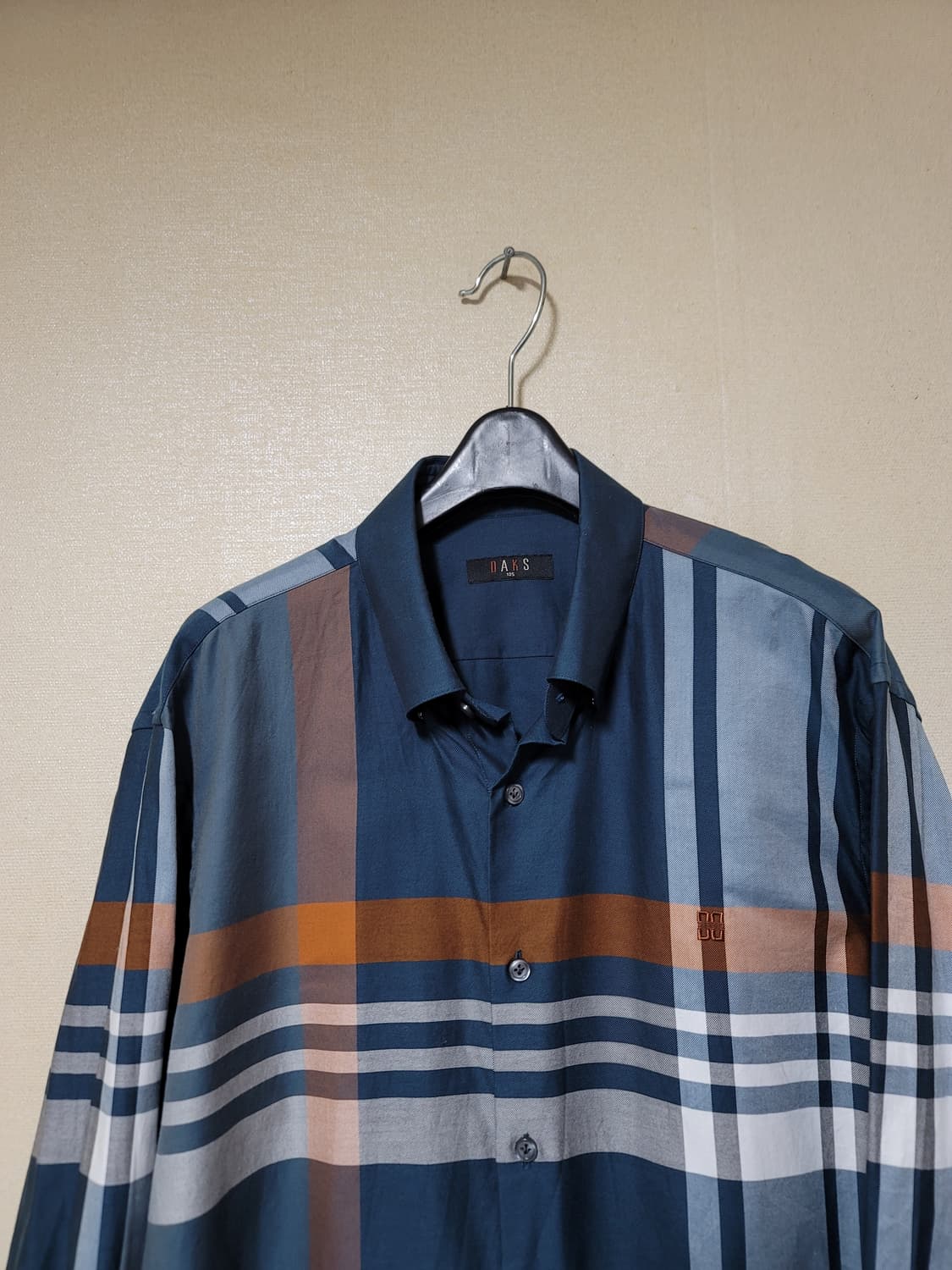 닥스 블루 체크셔츠 상품이미지2