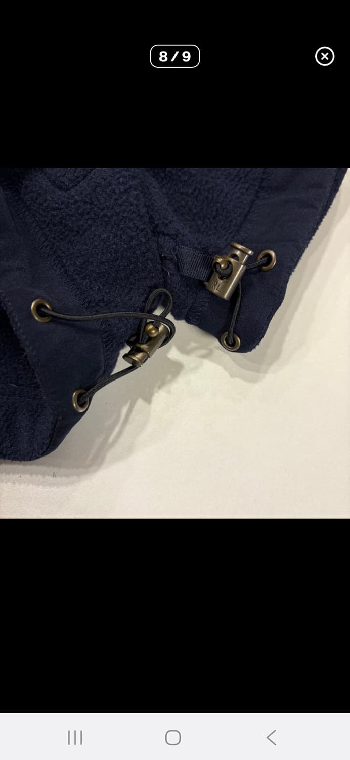 [XL] 90s 폴로랄프로렌 헌팅 플랩 버튼 네이비 플리스 자켓 상품이미지2