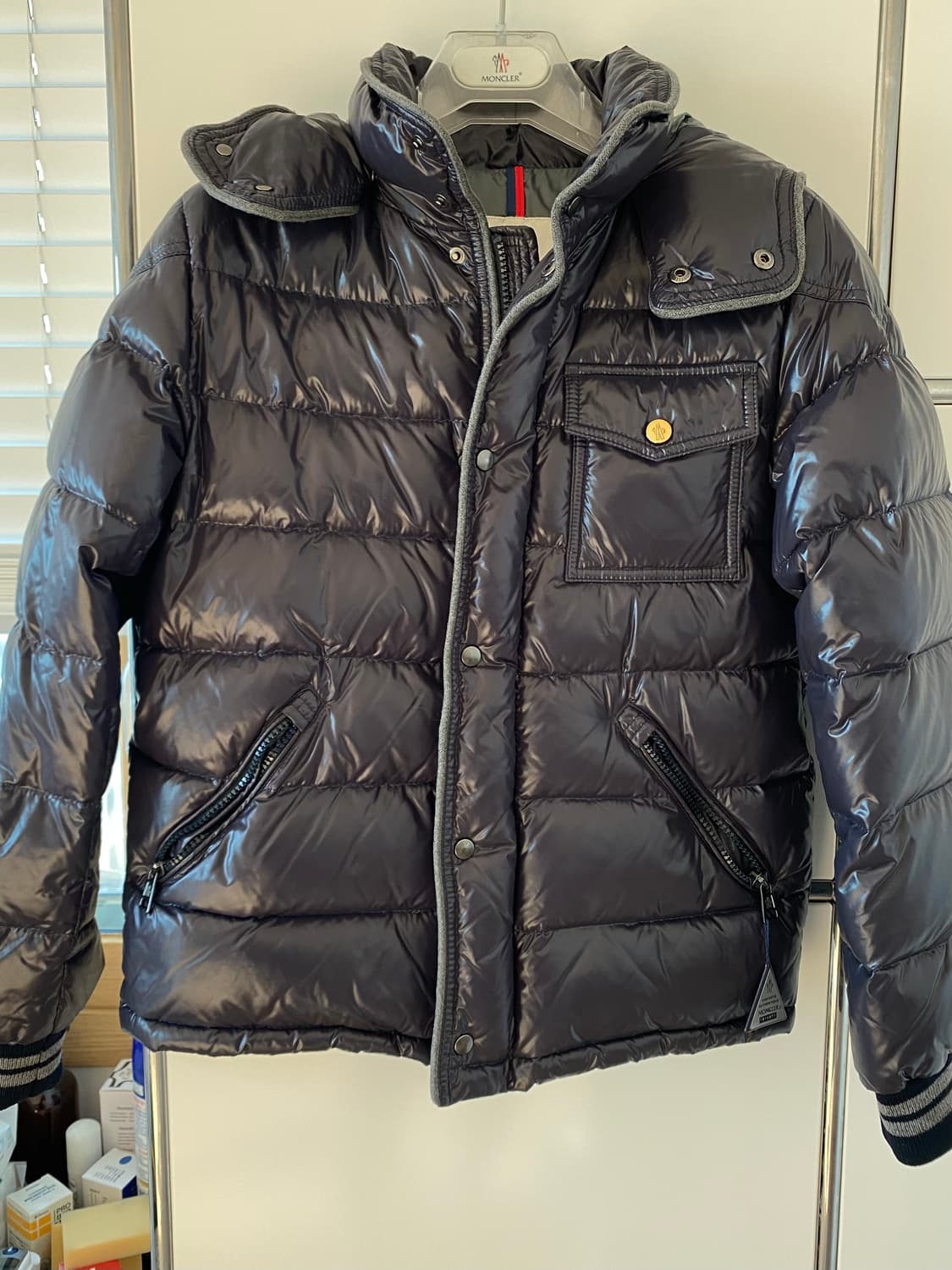 몽클레어 키즈 패딩 152 짙은 네이비 상품이미지7