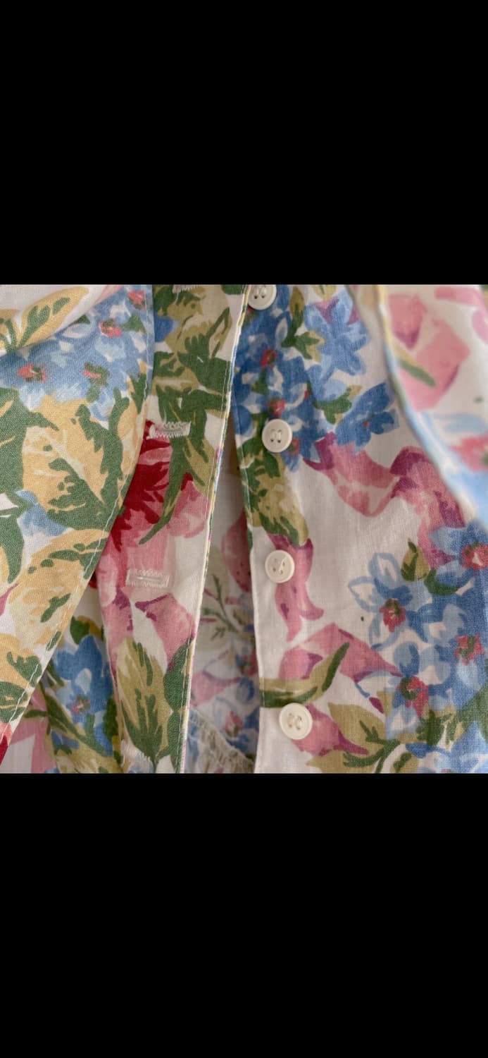 초레어 80년대 빈티지 꽃무늬 드레스 상품이미지4