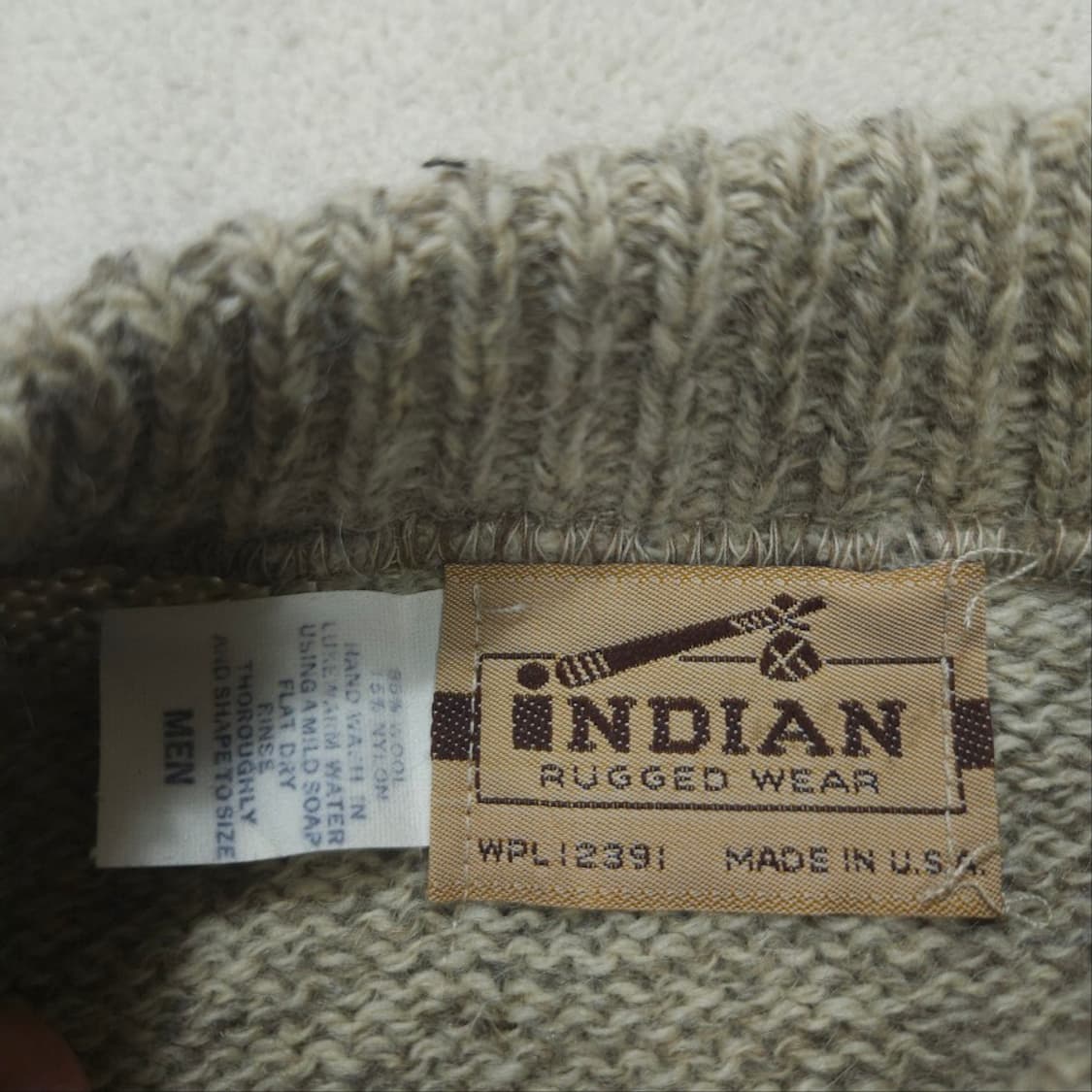 Made in usa 빈티지 울 니트 상품이미지5