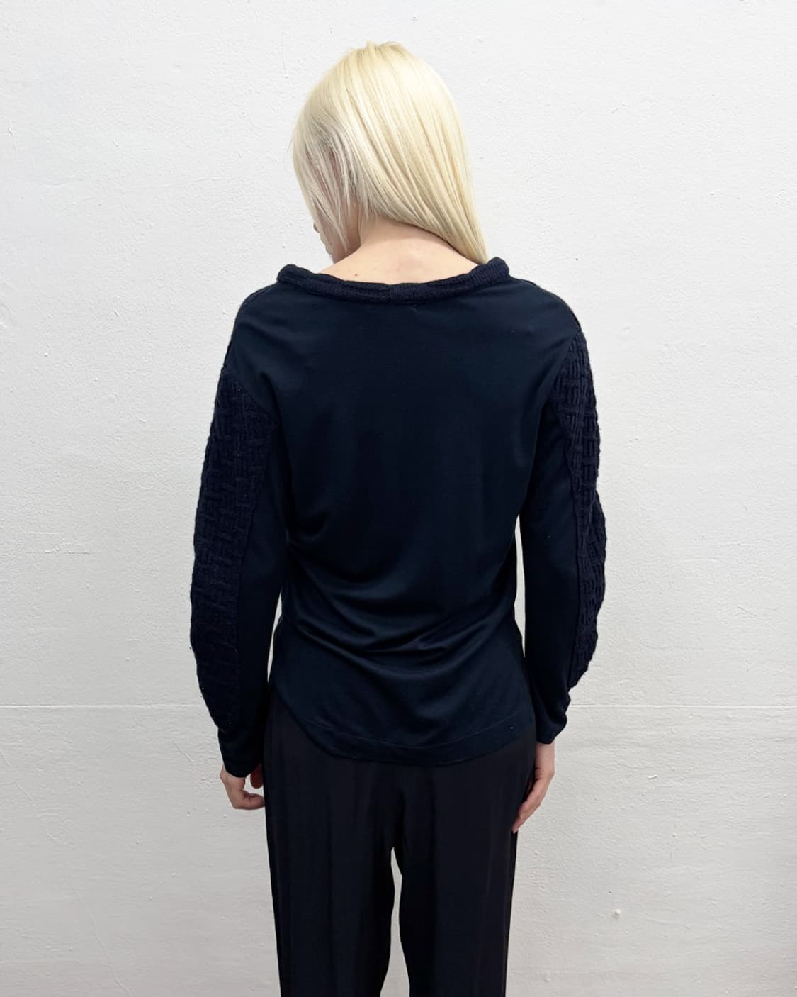 츠모리 치사토 패널 벌룬 니트 상품이미지2