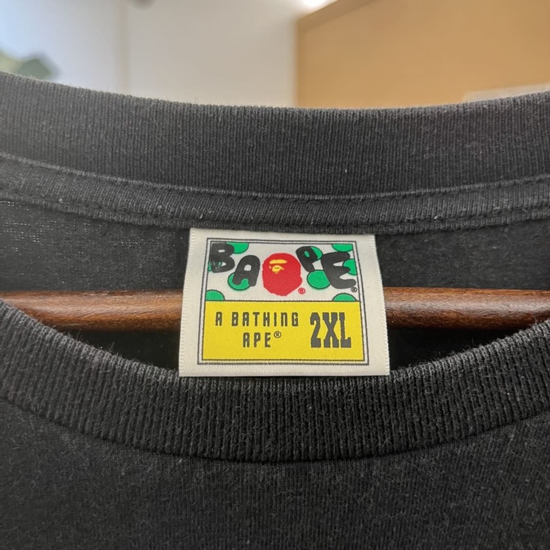 베이프 AAPE 스트릿 펑크 헤드 프린팅 반팔티 2XL C10651 상품이미지5