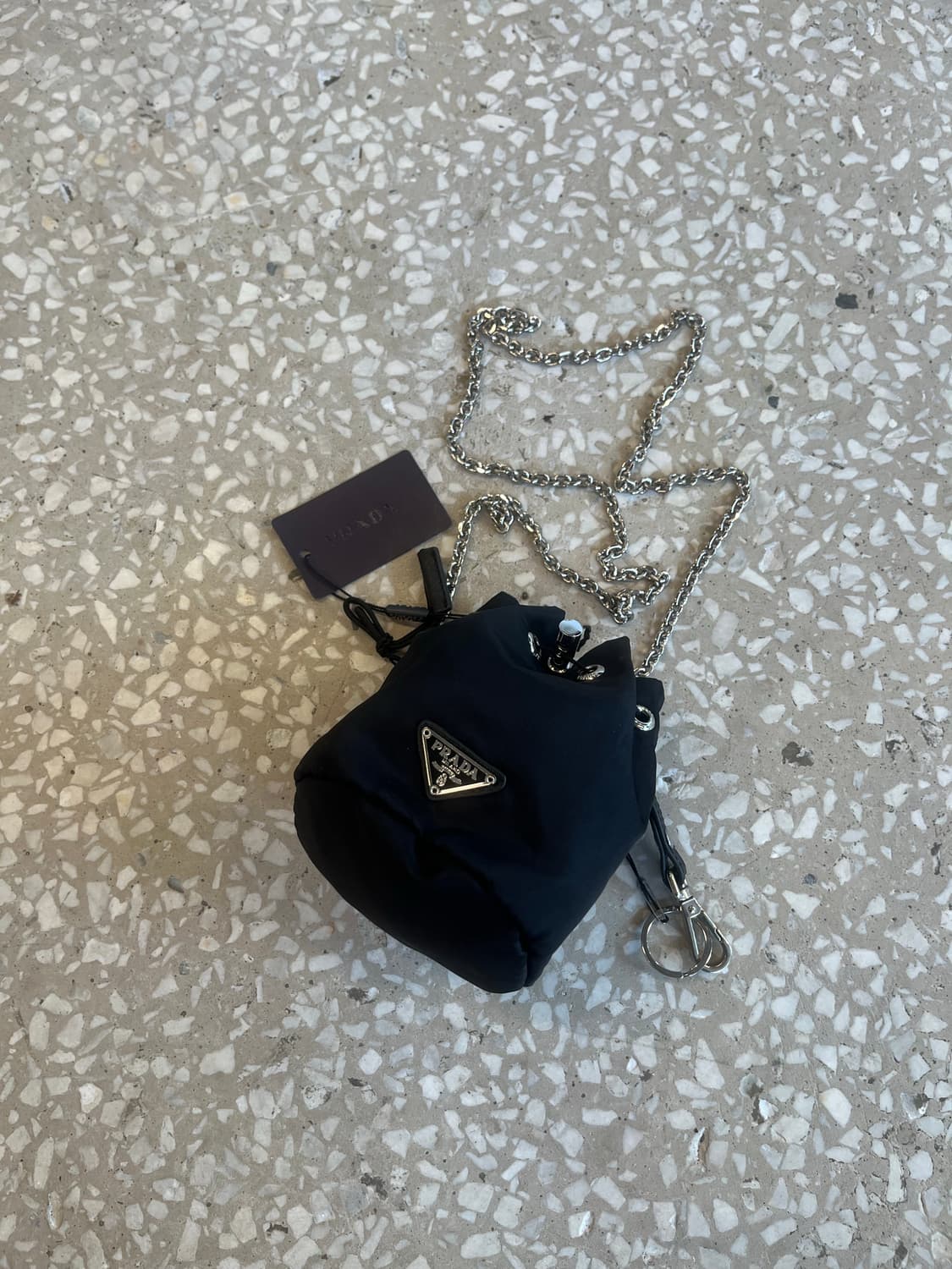 Prada Nylon Mini Drawstring Bag 상품이미지1