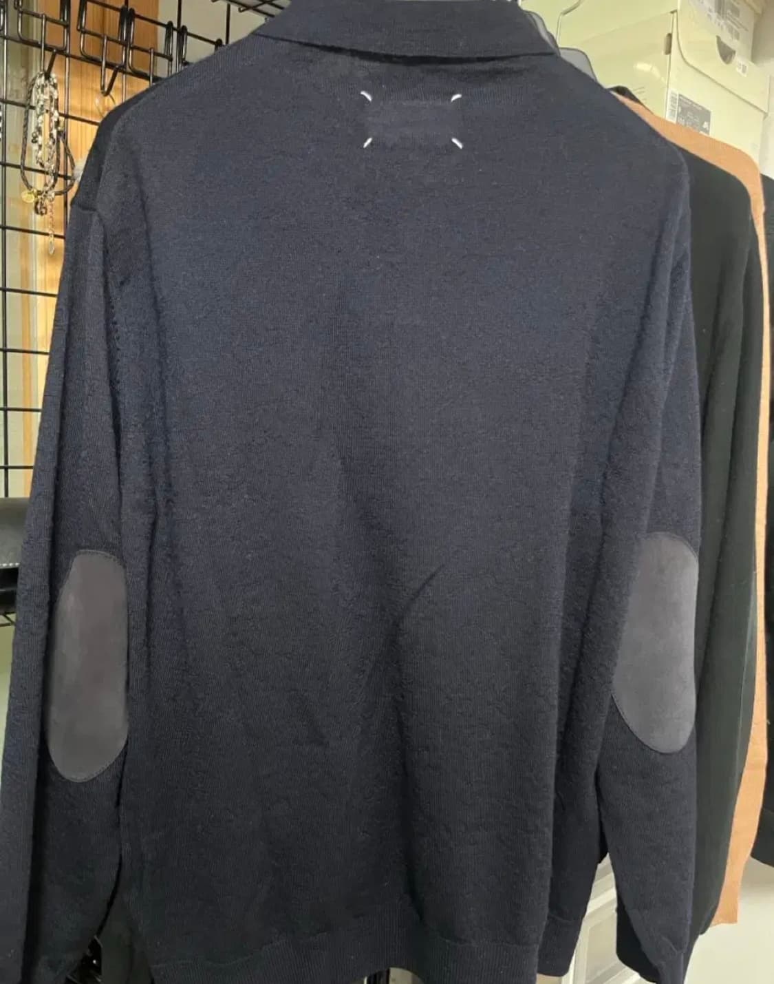 마르지엘라 엘보우패치 카라니트 다크네이비 상품이미지2