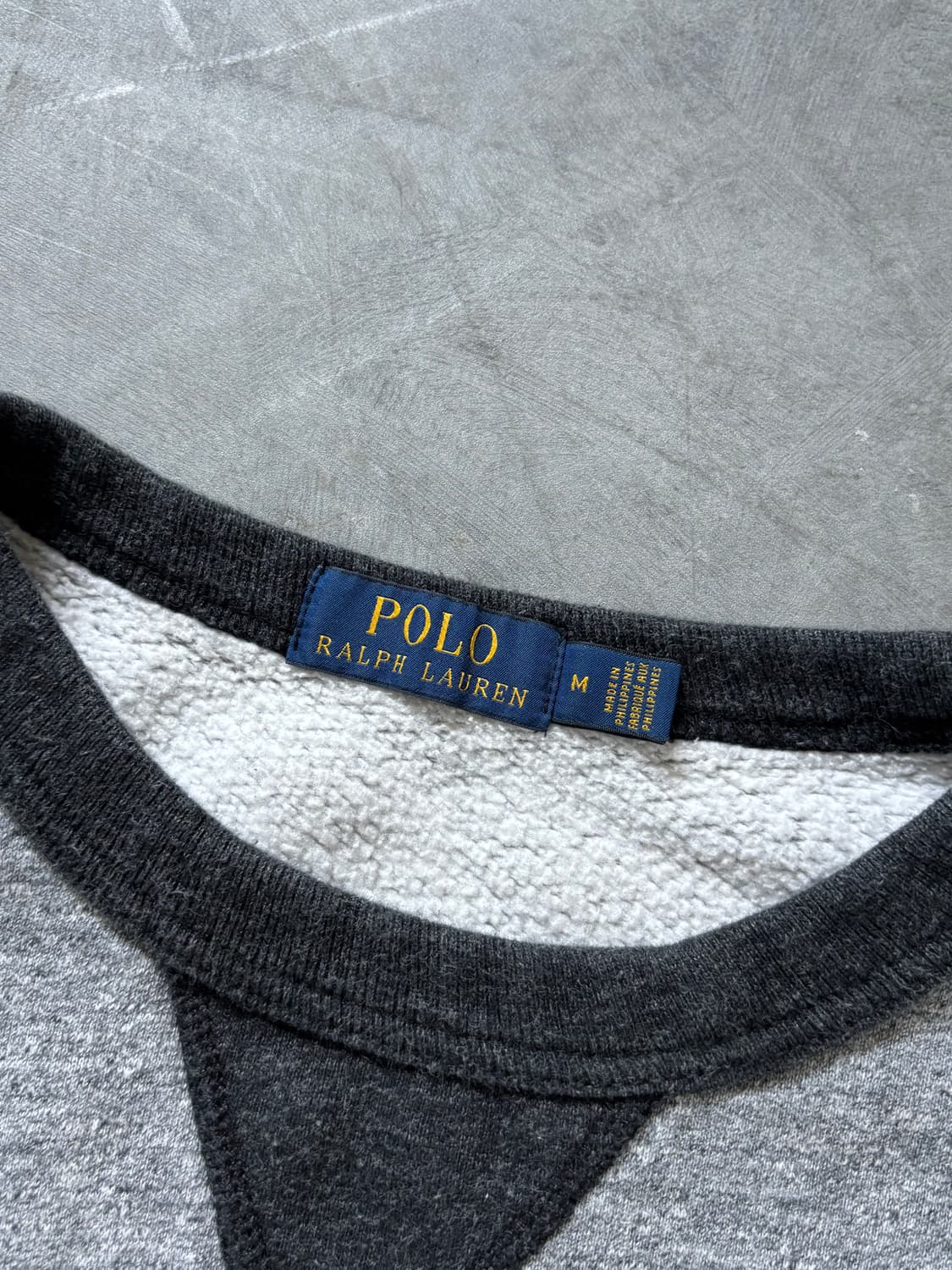 Polo 폴로 랄프로렌 신형라벨 엠브로이드 패치 맨투맨  상품이미지5