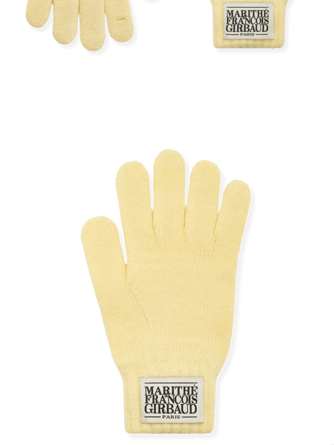 마리떼 프랑소와 저버 Classic Logo muffler yellow  상품이미지3
