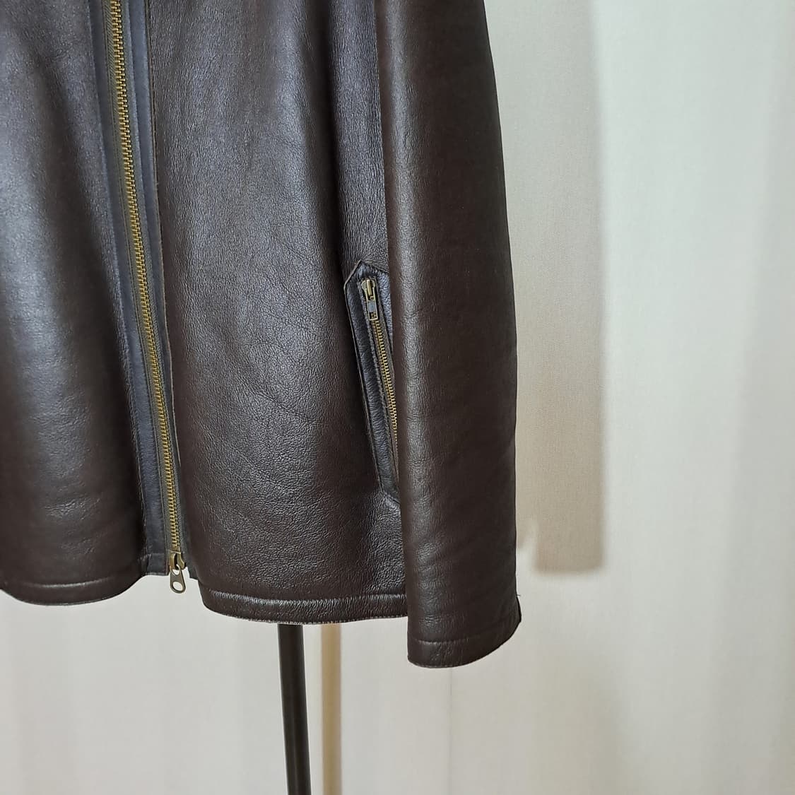 (택포) 노스비치 스페인 양가죽 양털 무스탕 L B290 상품이미지2