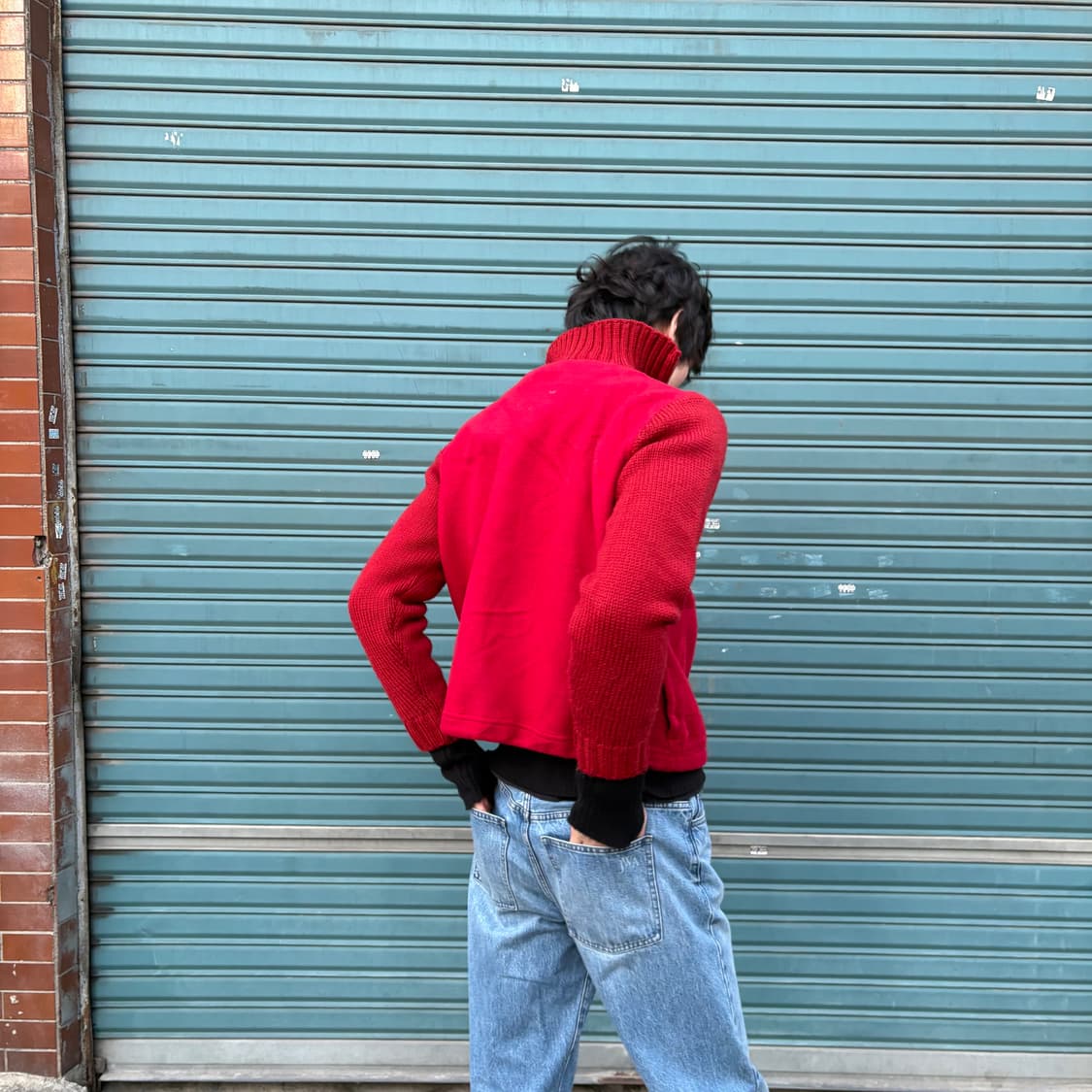 90s 몽클레르 그레노블 허스키 풀오버 하프 집 플리스 자켓 상품이미지2