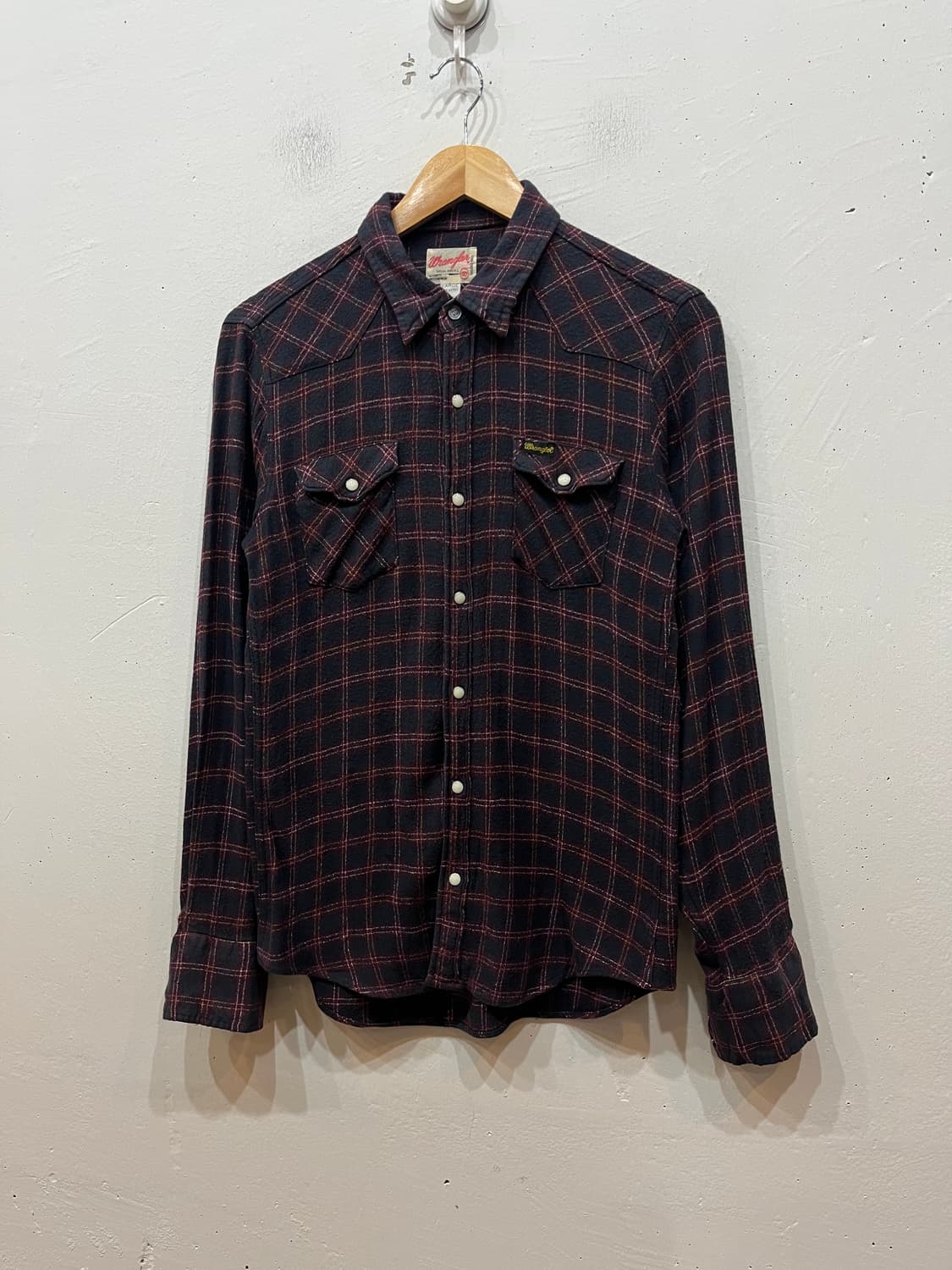 랭글러 웨스턴 플란넬 셔츠 우먼즈 Made in JAPAN  상품이미지1