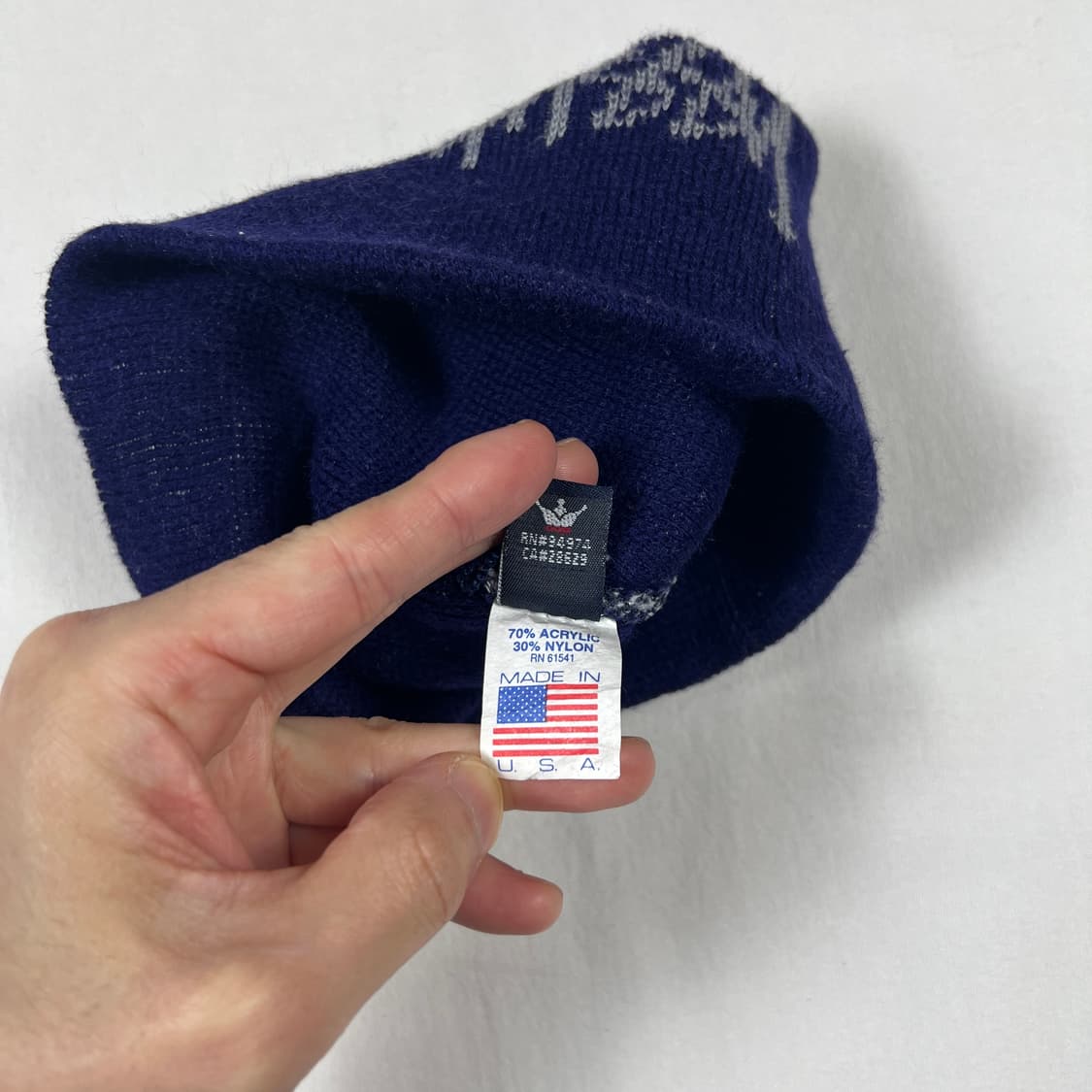 90‘s 스투시 stussy 플레이로고 비니 모자 상품이미지6