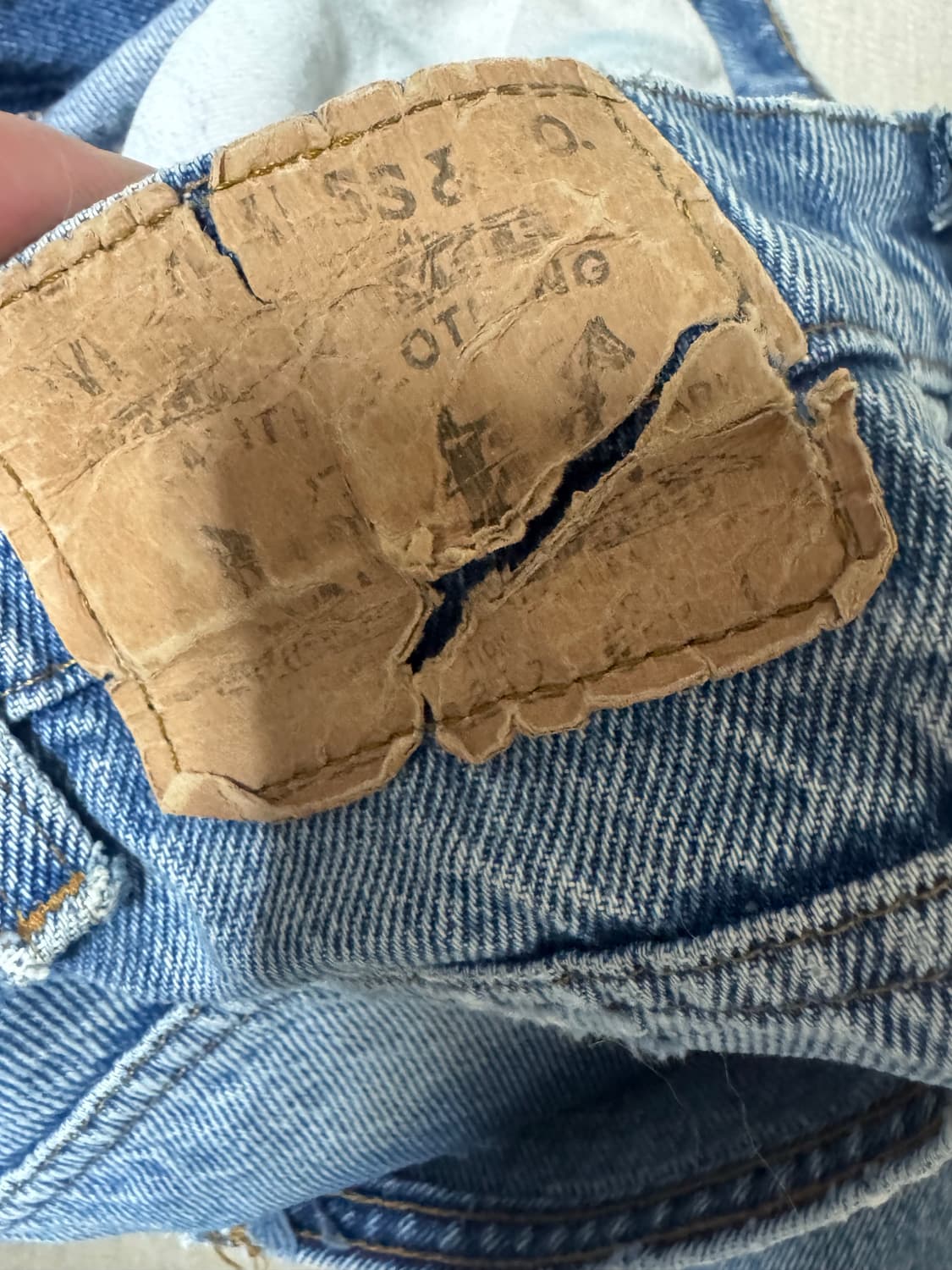 80's USA Made 빈티지 리바이스 517 오렌지탭 리바이스 부츠컷 상품이미지6