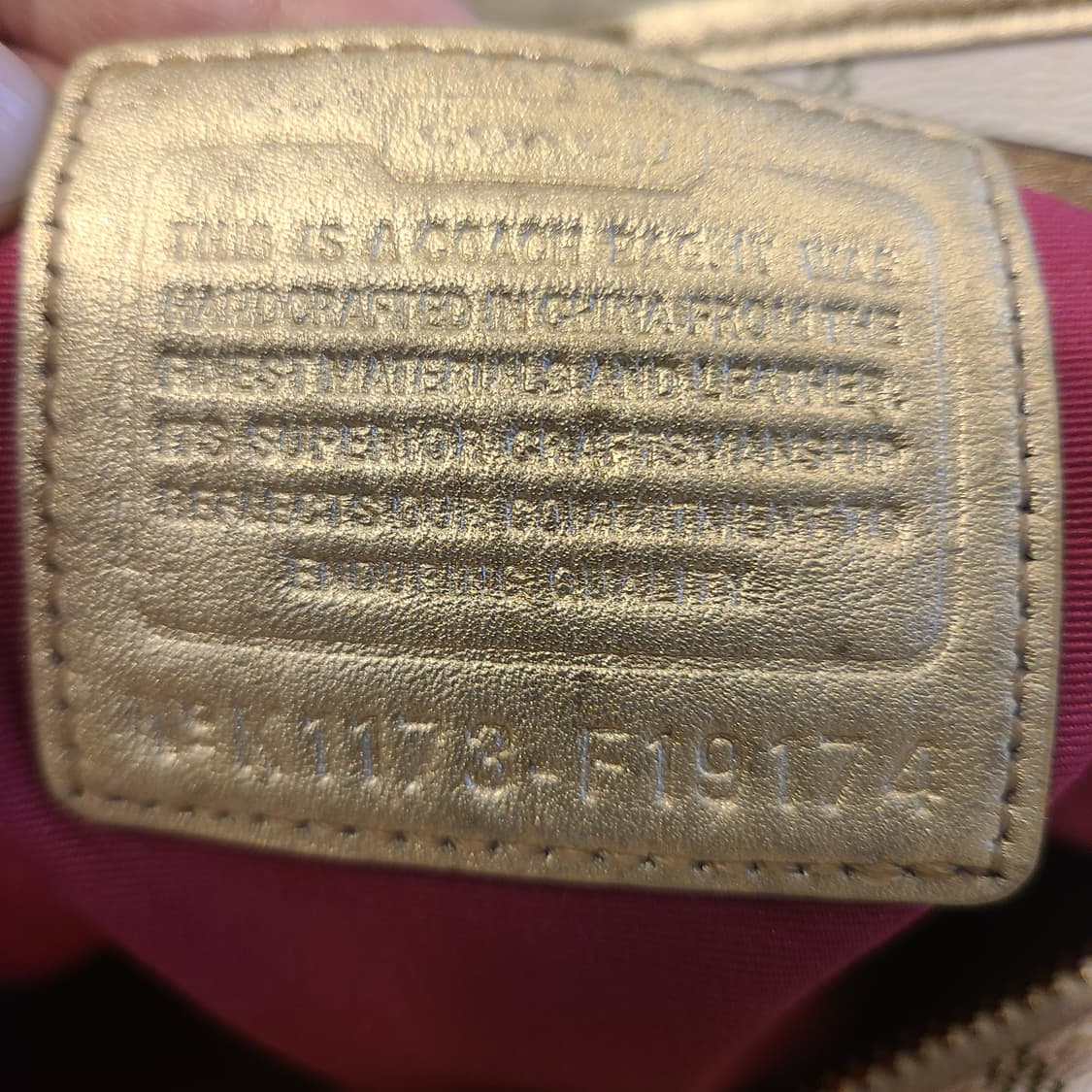 Coach 백 F-19174 상품이미지4