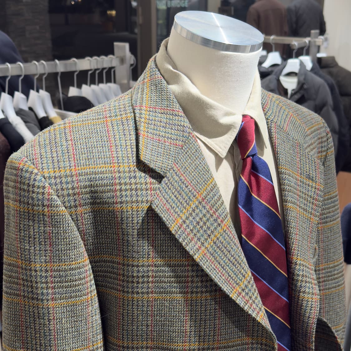 Kennedy & McSharr 체크 트위드 자켓 상품이미지3