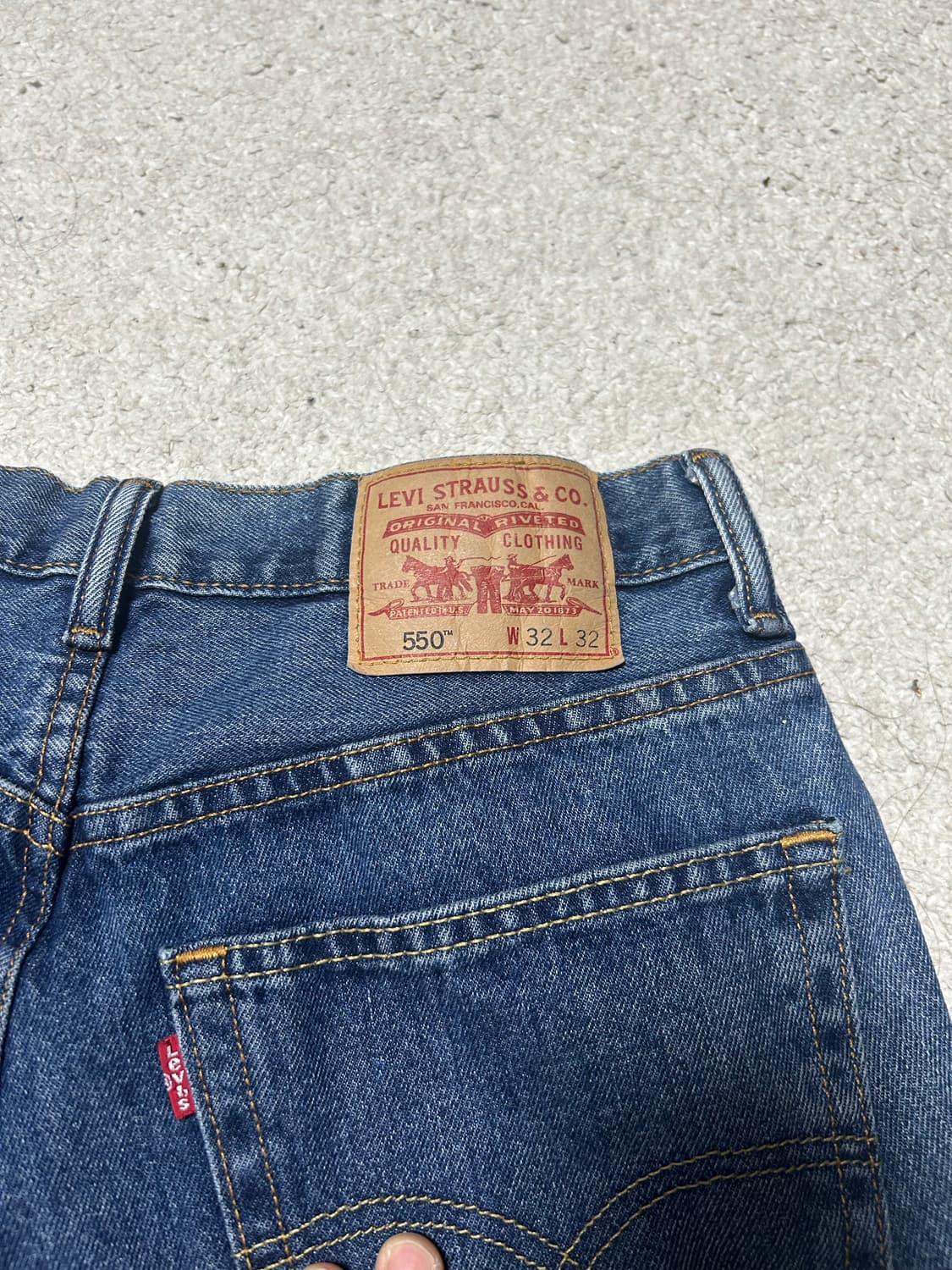 리바이스550 컷오프 반바지 32사이즈 상품이미지3