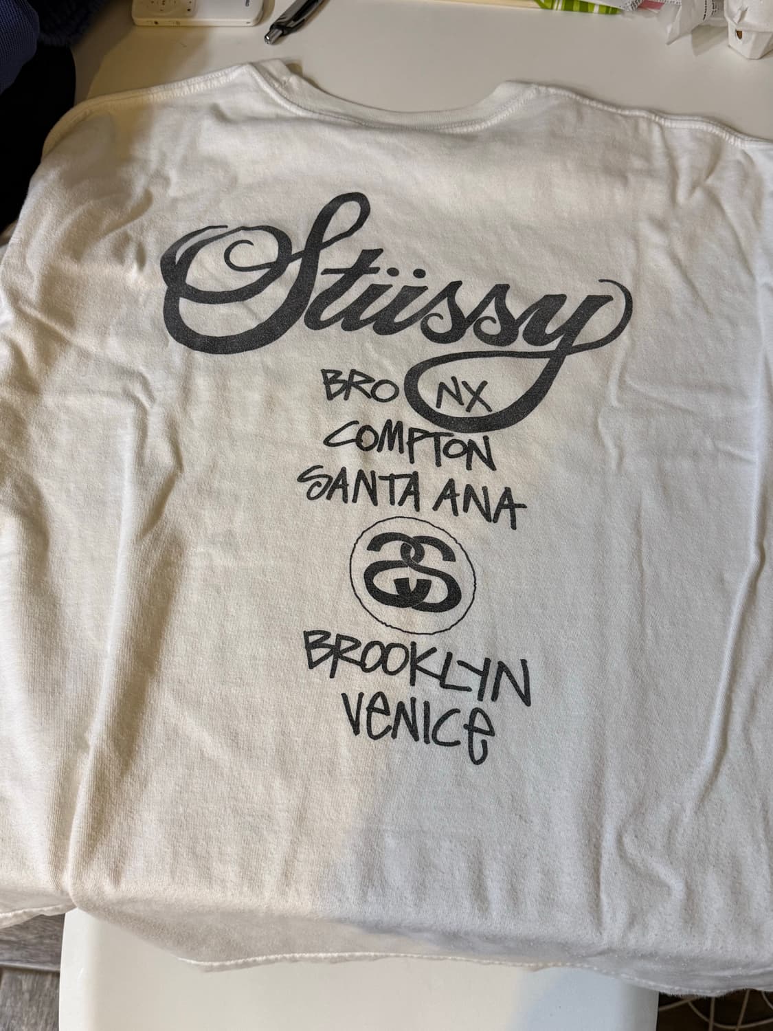 스투시 월드투어 반팔티 XL 상품이미지3